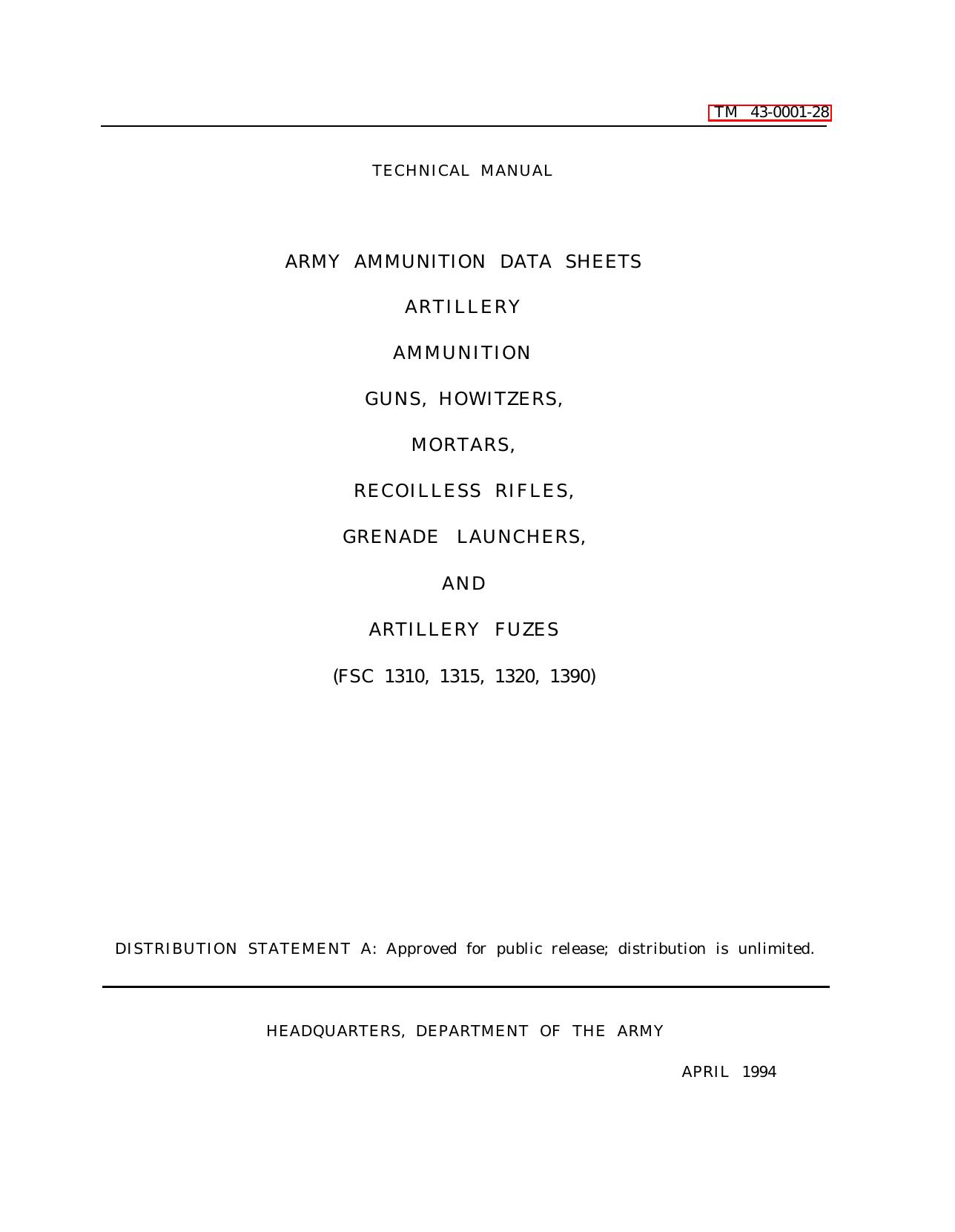 TM 43-0001-28