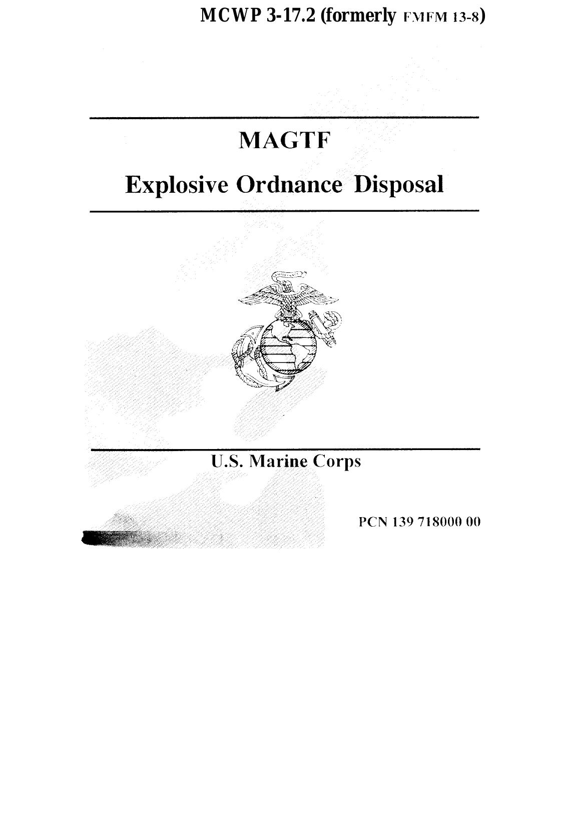 mcwp 3-17.2 explosive ordnance disposal