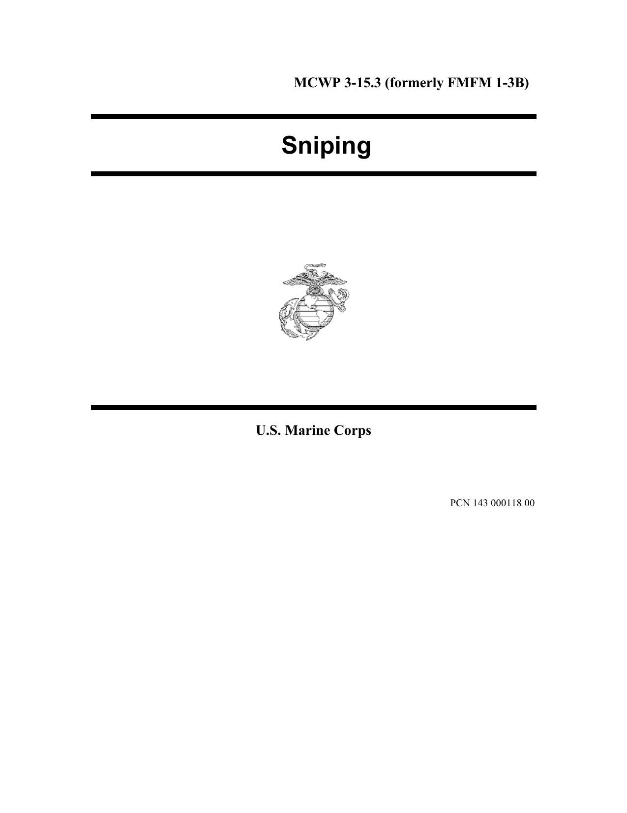 mcwp 3-15.3 sniping