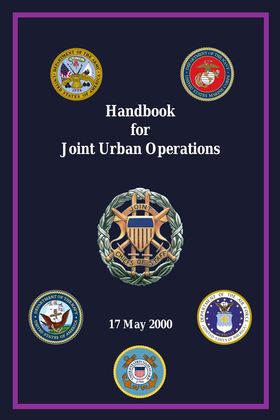 Handbook for Joint Urban Operations