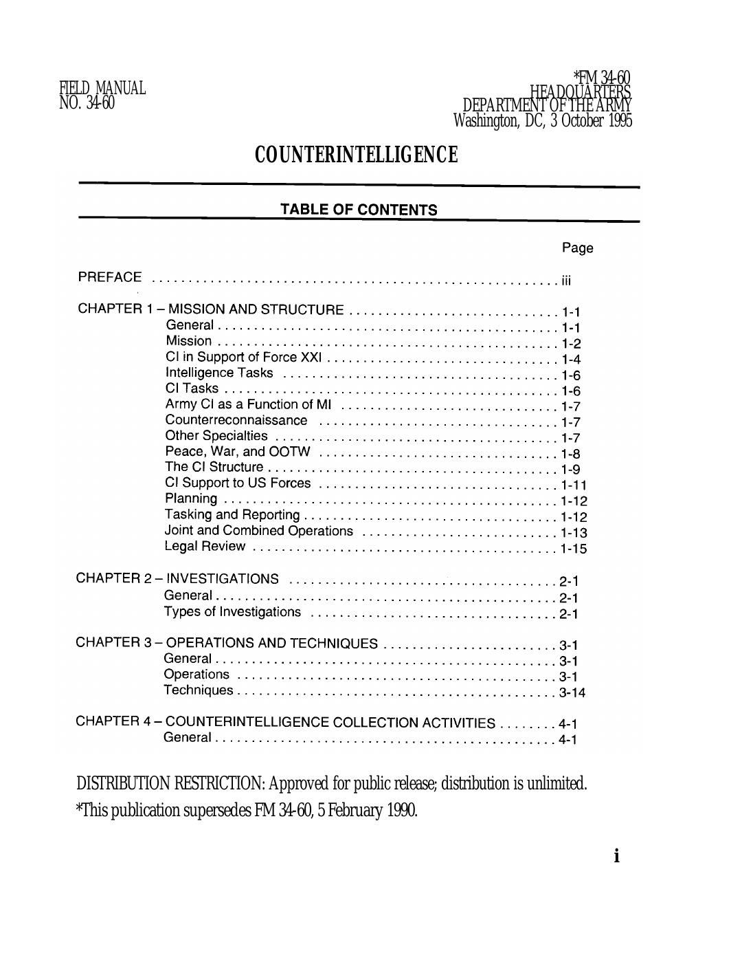 Counterintelligence