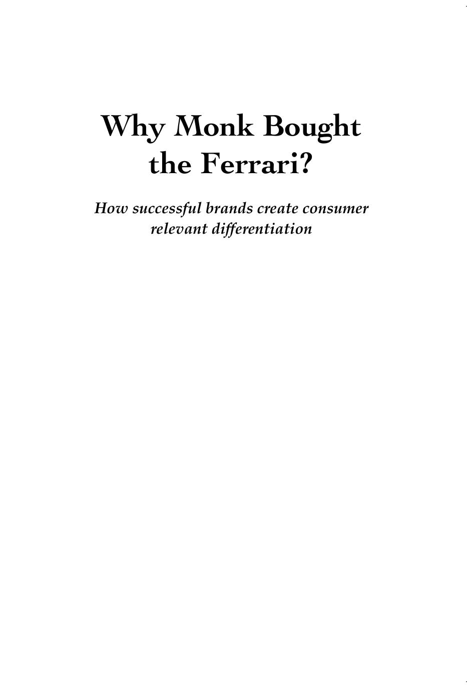 Why Monk Bought the Ferrari.indd