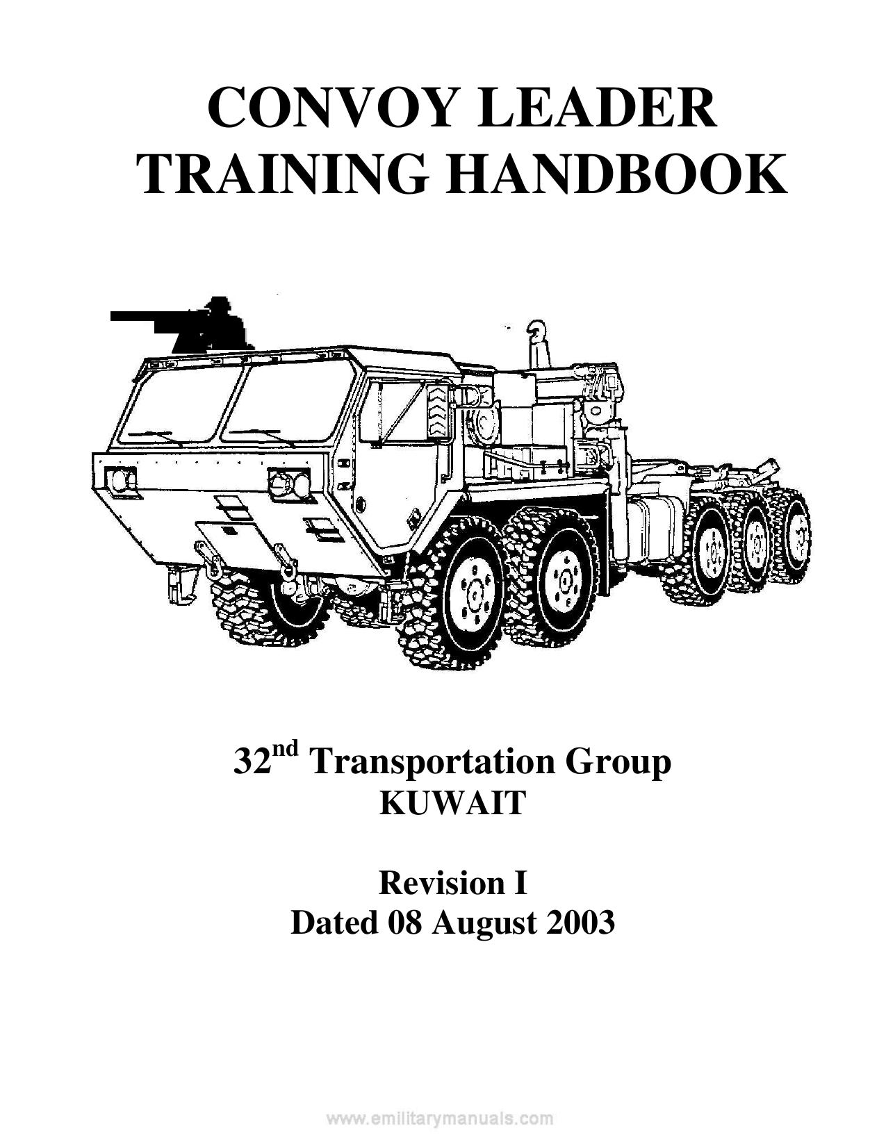Convoy Leader Training Handbook