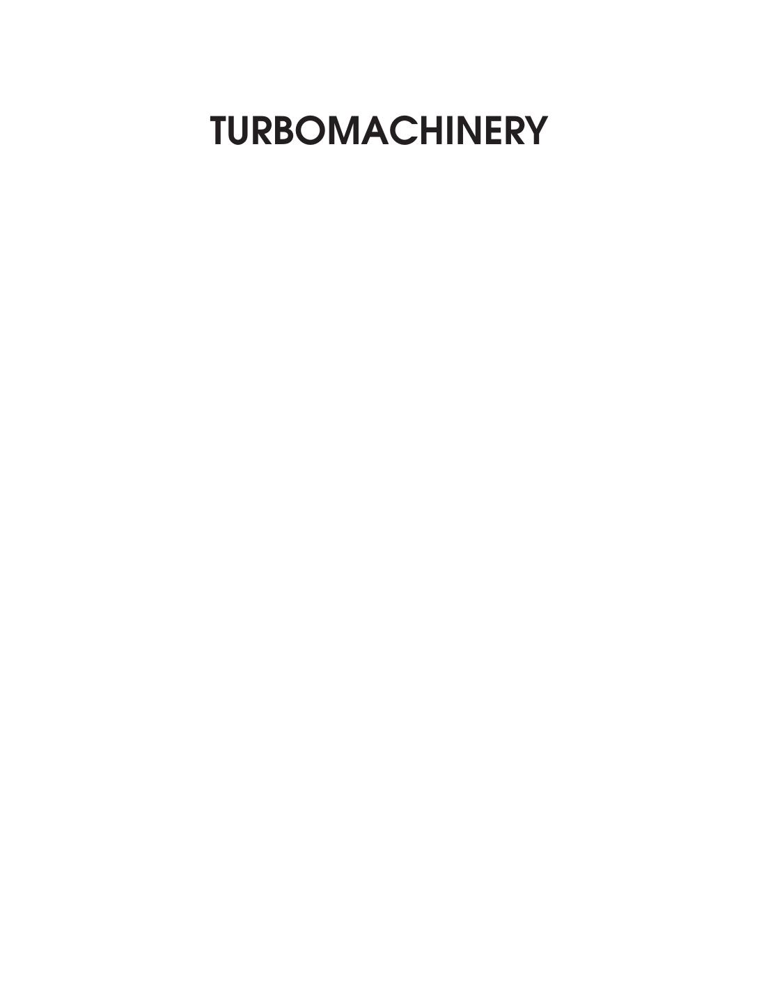 TURBOMACHINERY DUBEY
