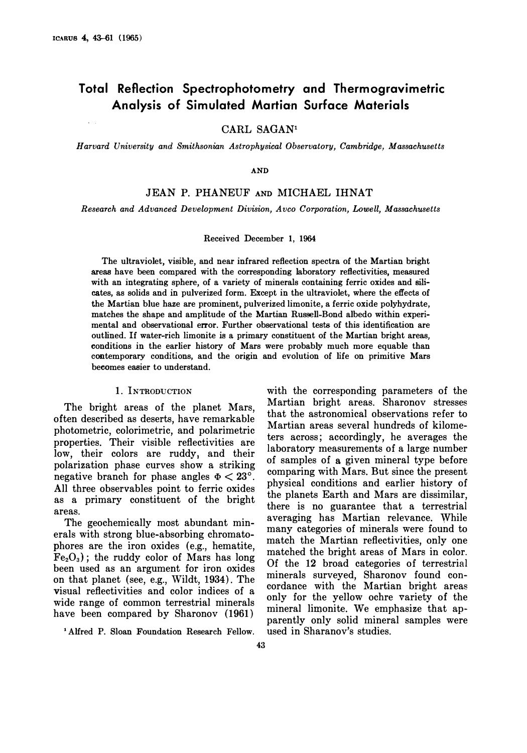 PII: 0019-1035(65)90017-5