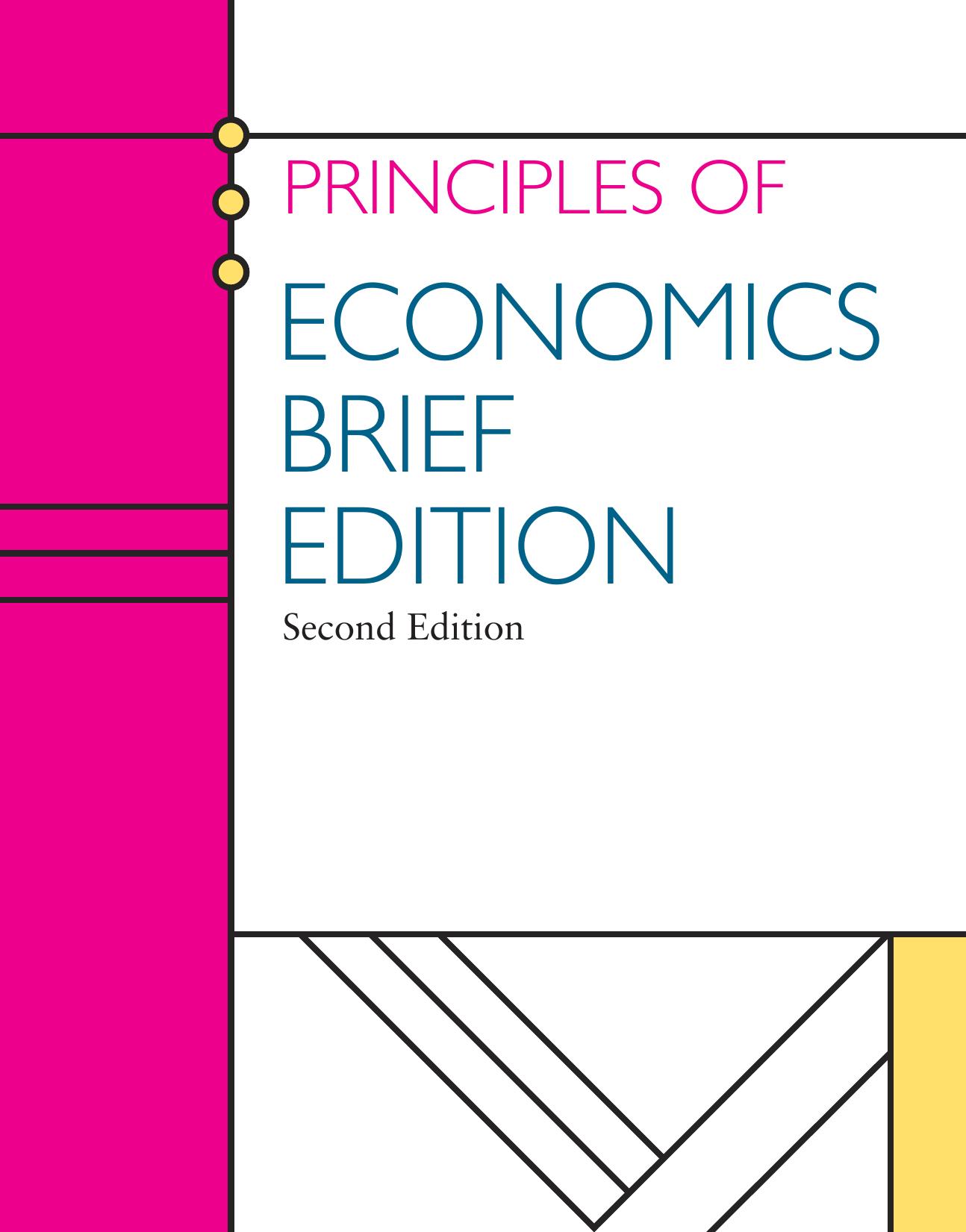 Principles of Economics Brief Edition Frank Robert