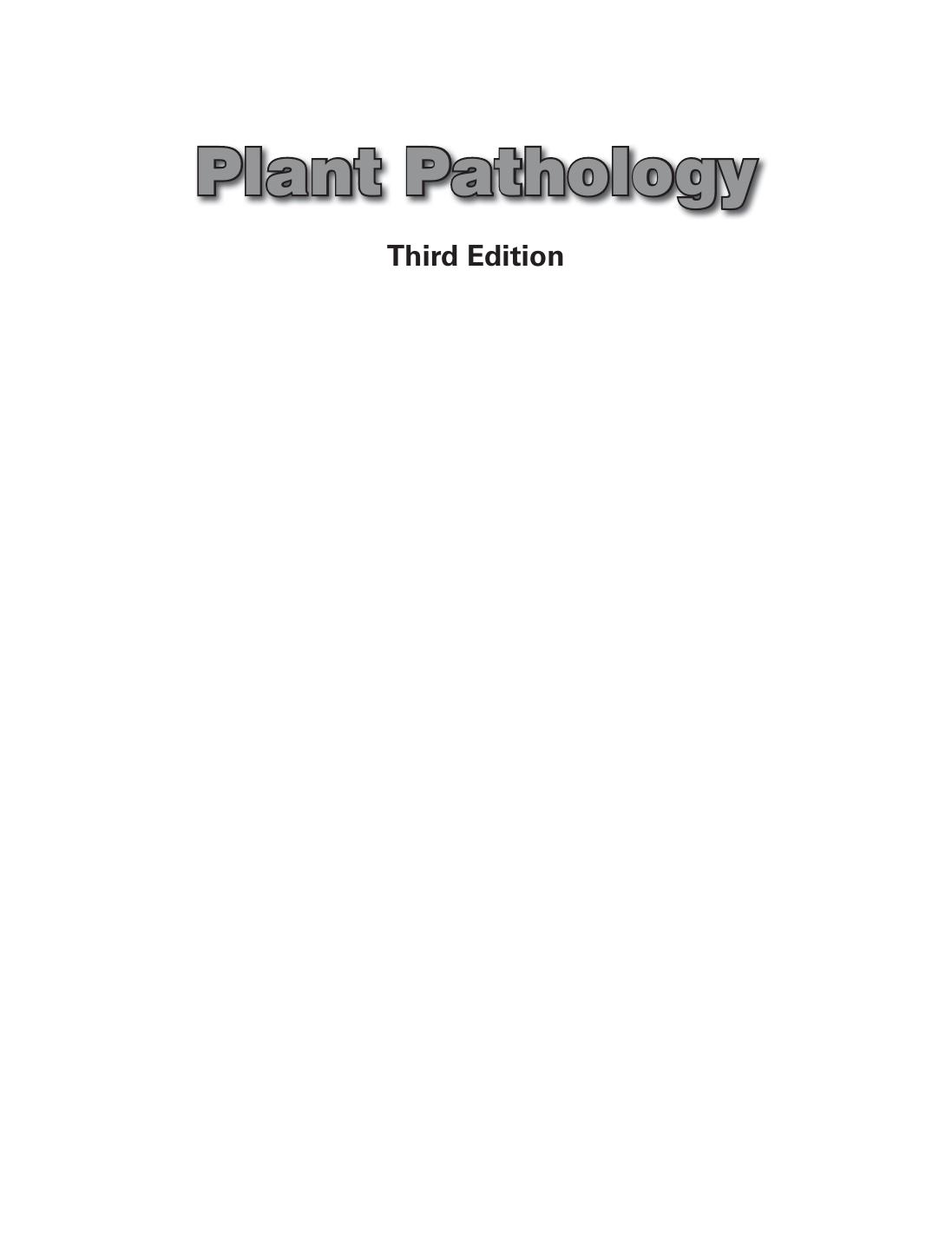Plant Pathology 3e MEHROTRA