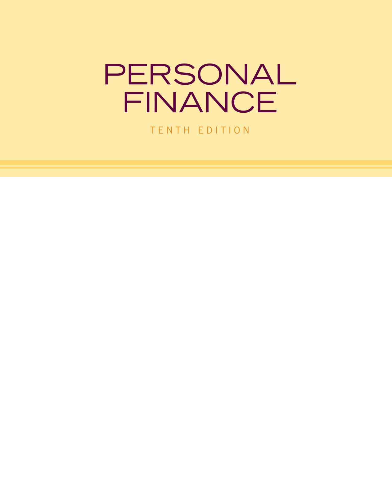 Personal Finance