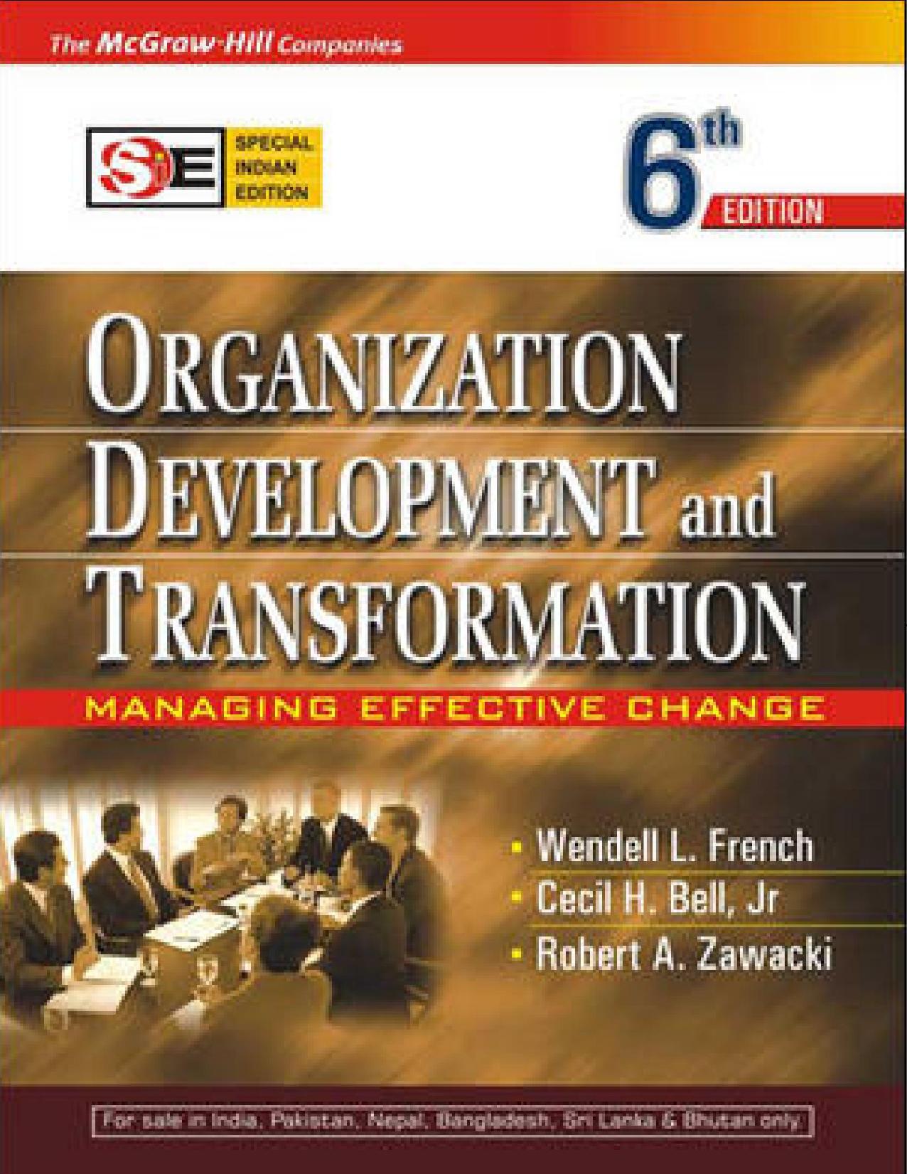 Organization Development and Transformation French Wendell Bell Cecil Zawacki Robert