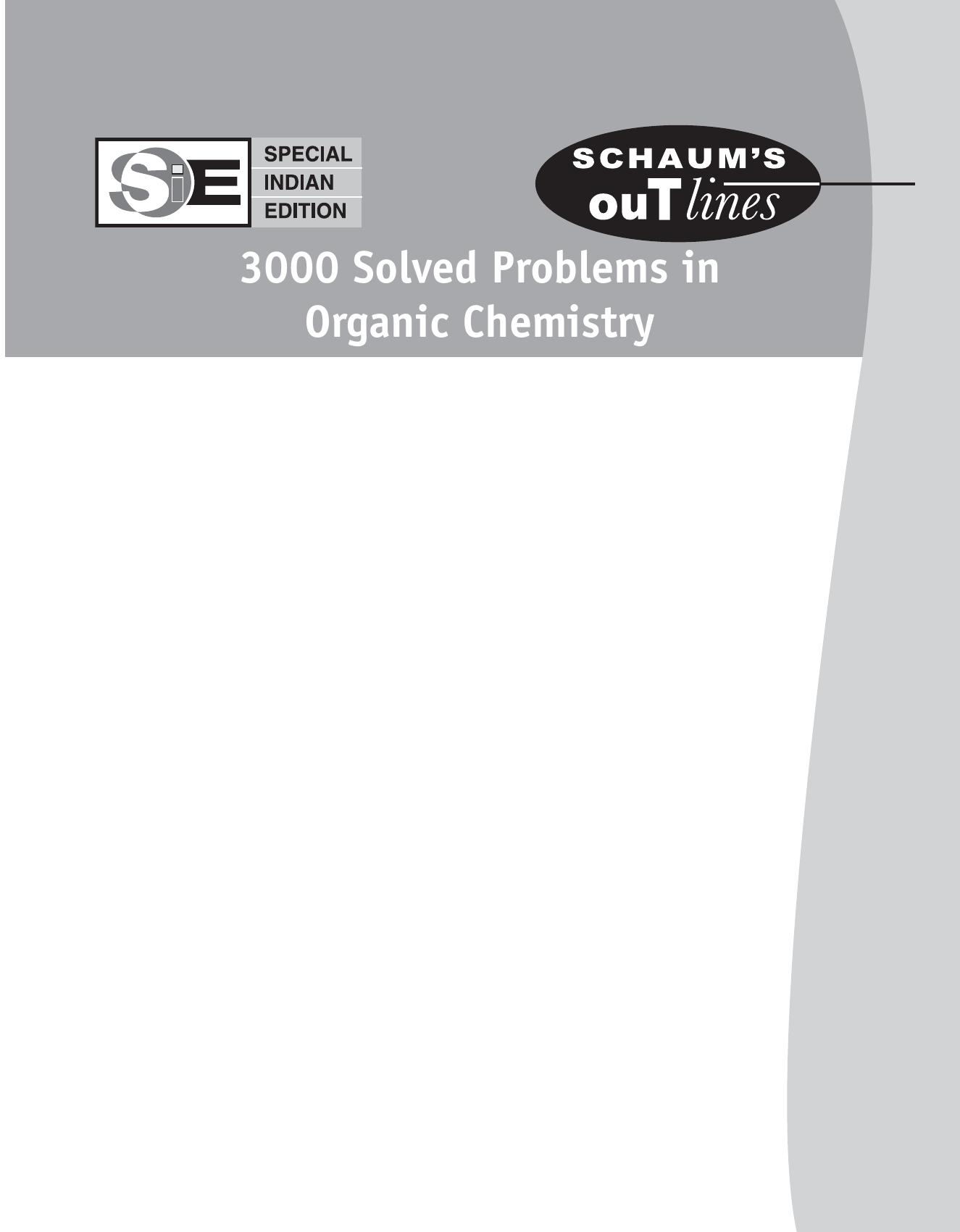 ORG CHEMISTRY SIE SOS MEISLICH MEISLICH SHAREFKIN