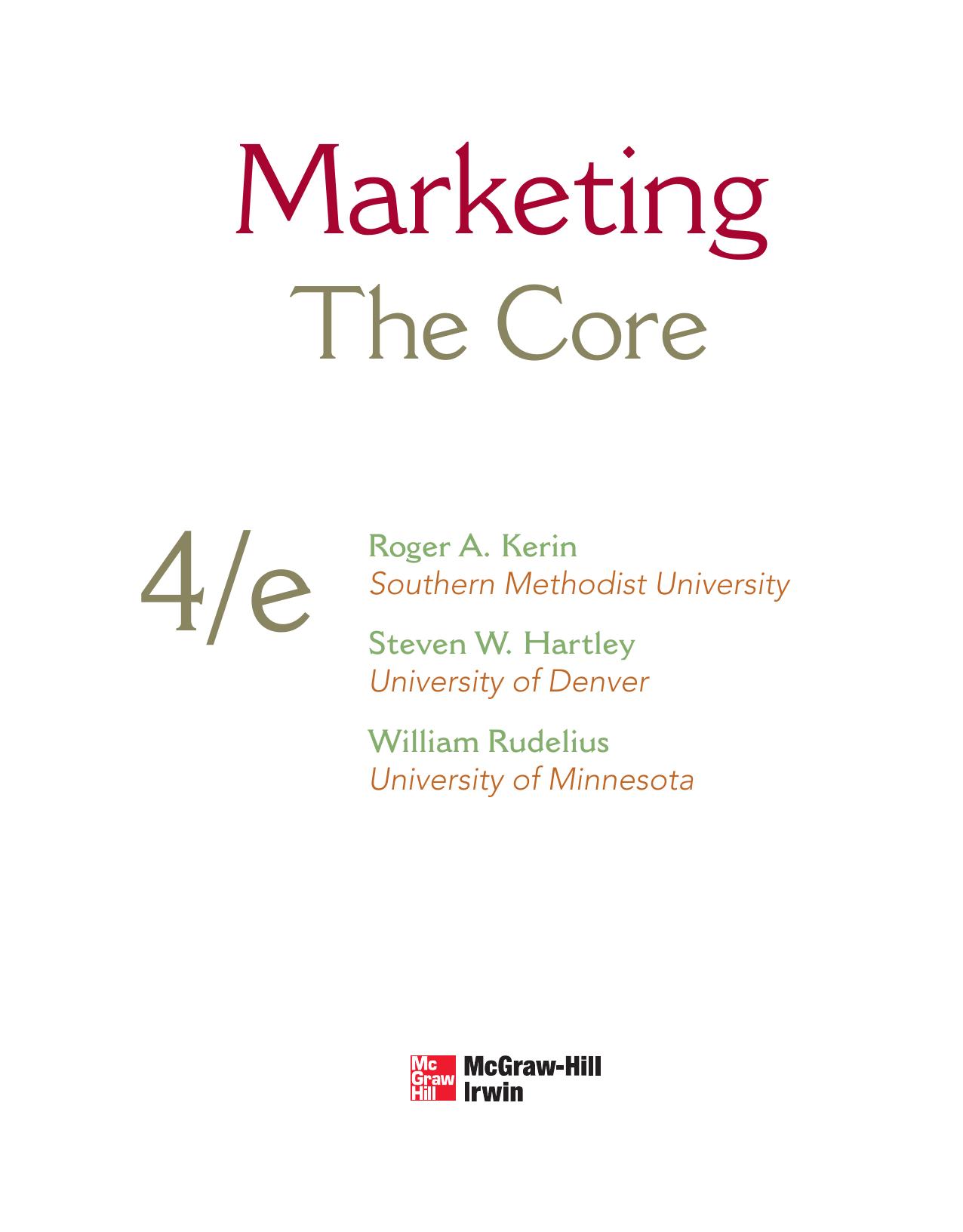 Marketing The Core
