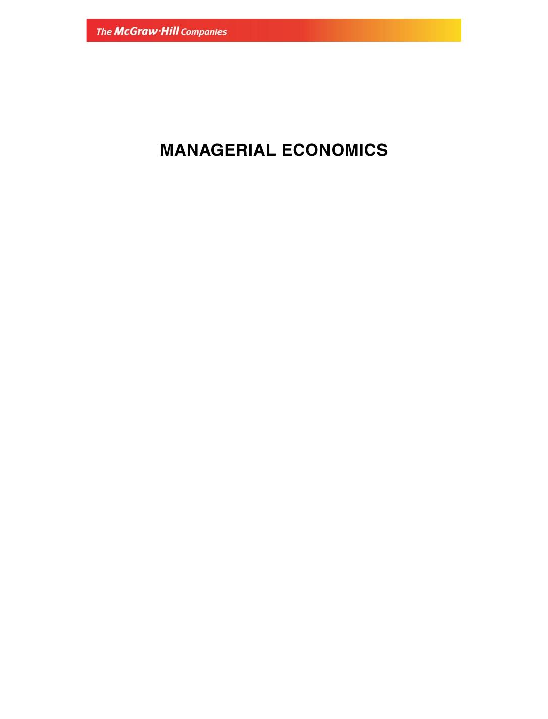 Managerial Economics GS Gupta