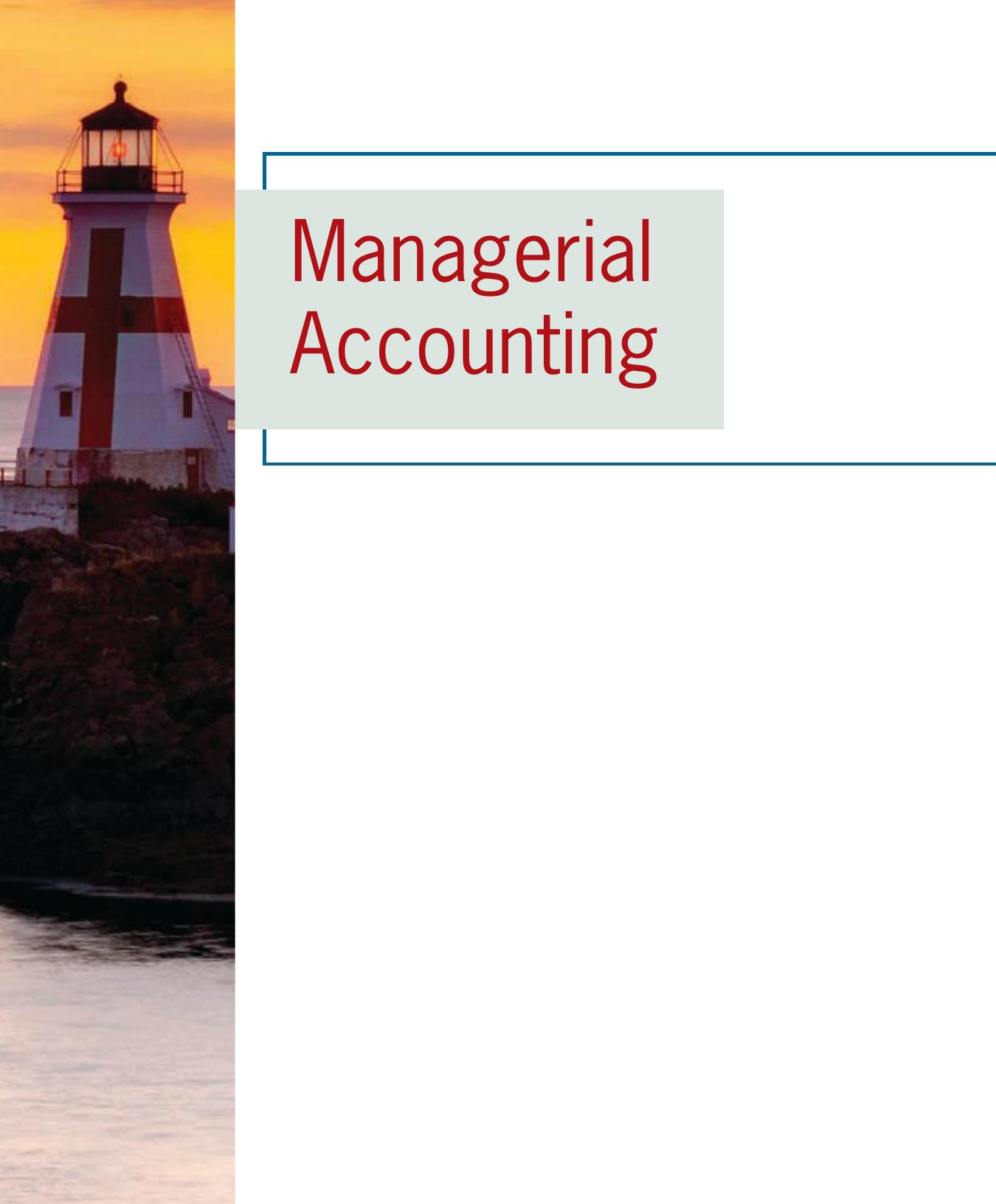 Managerial Accounting Garrison Ray