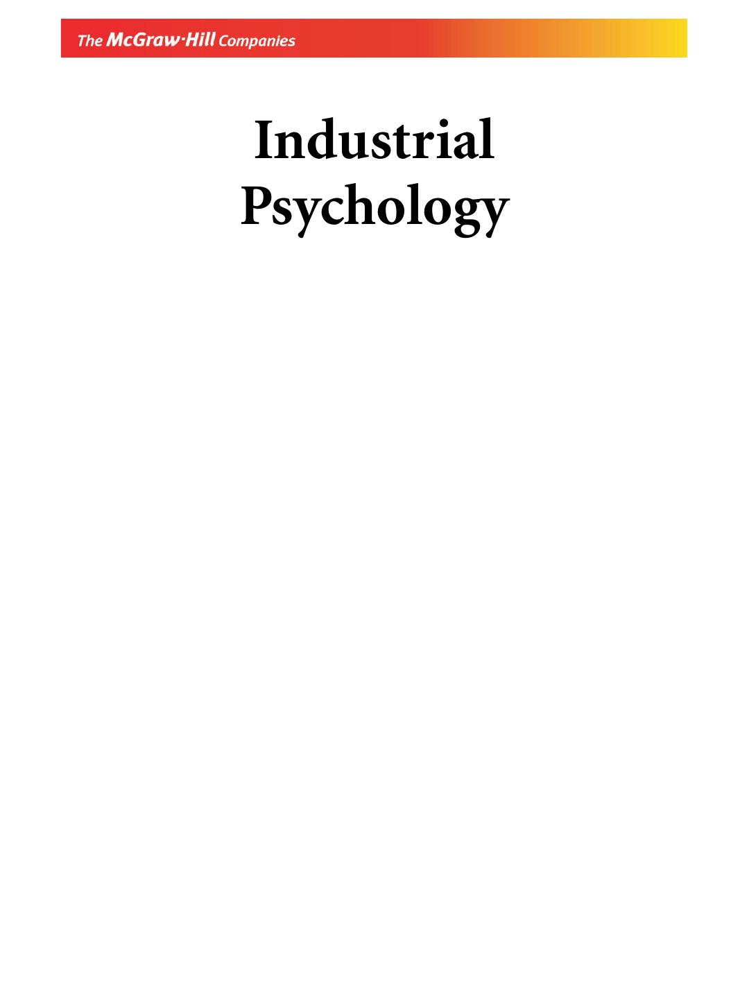Industrial PsychologyPrelims.indd