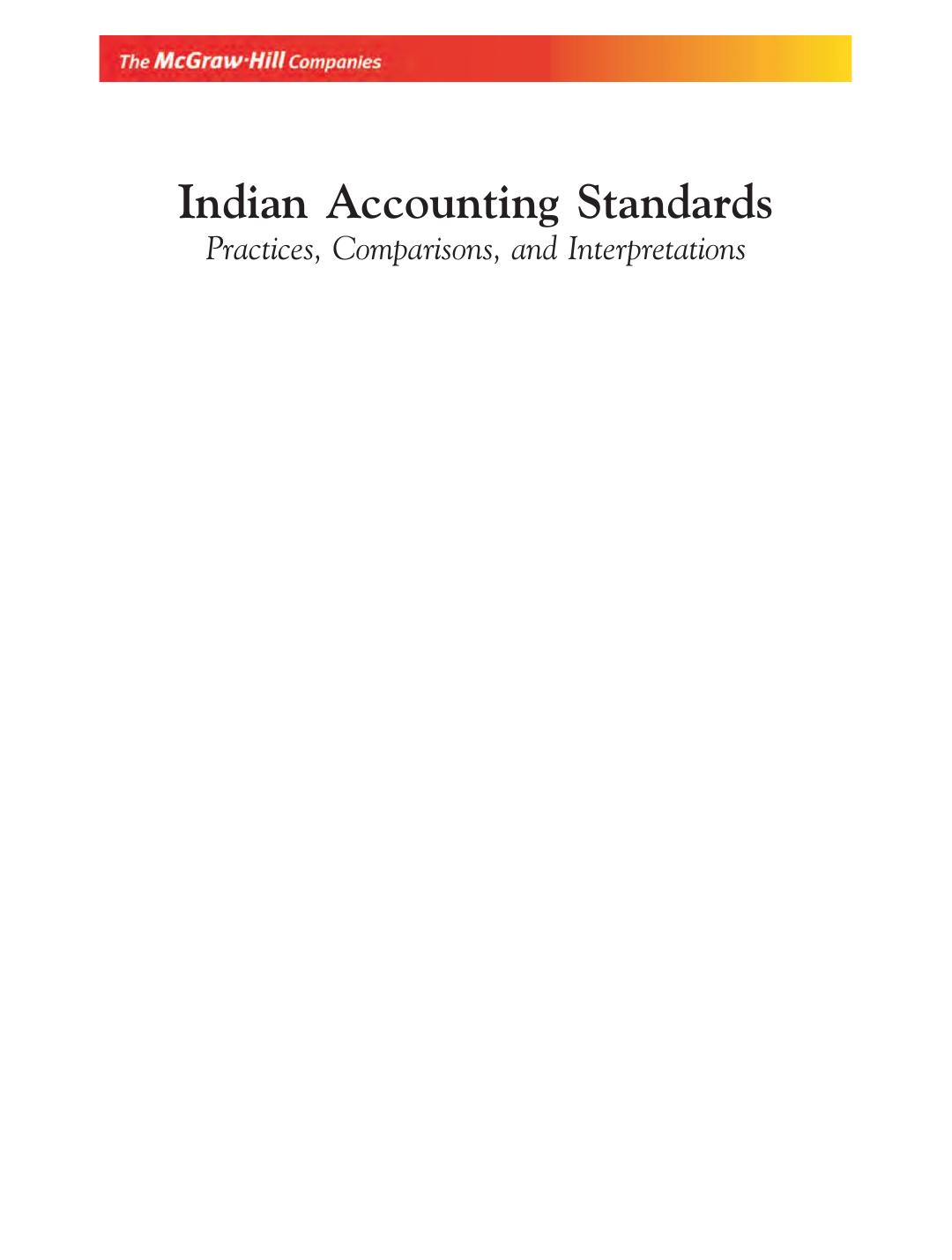 INDIAN ACCOUNTING STANDARDS BHATTACHARYYA