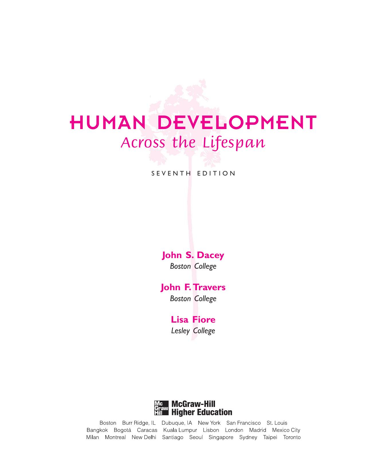 Human Development Across the Lifespan Dacey