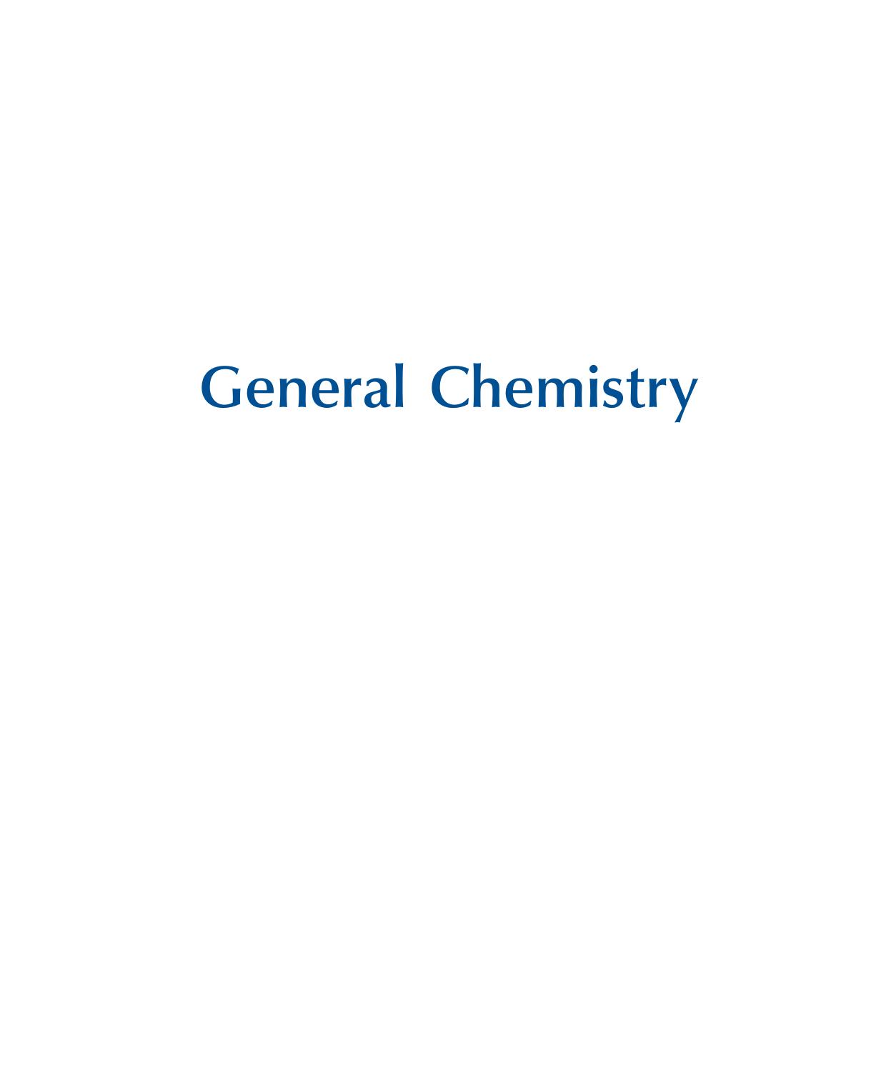 General Chemistry The Essential Concepts CHANG RAYMOND