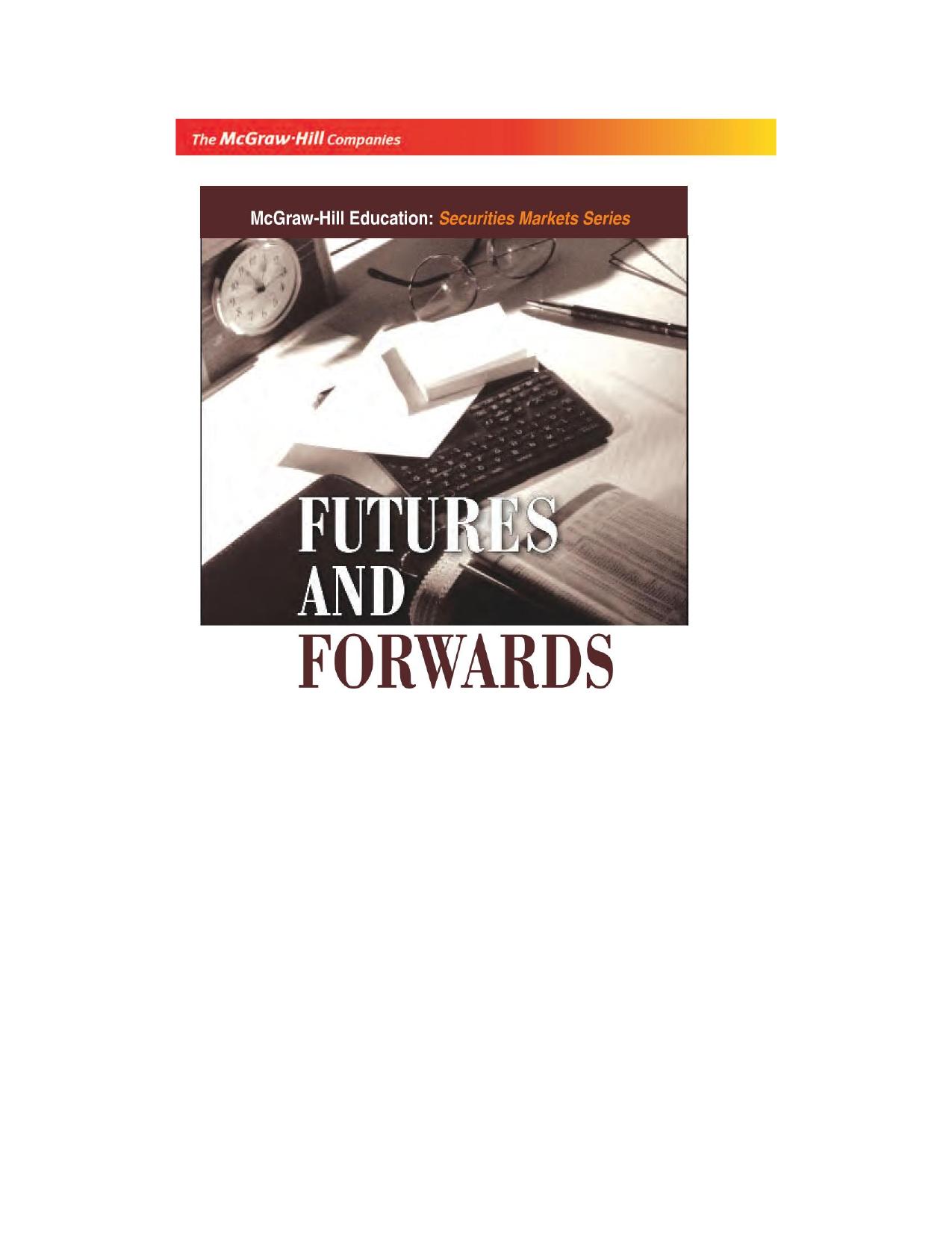 FUTURES AND FORWARDS PARAMESWARAN