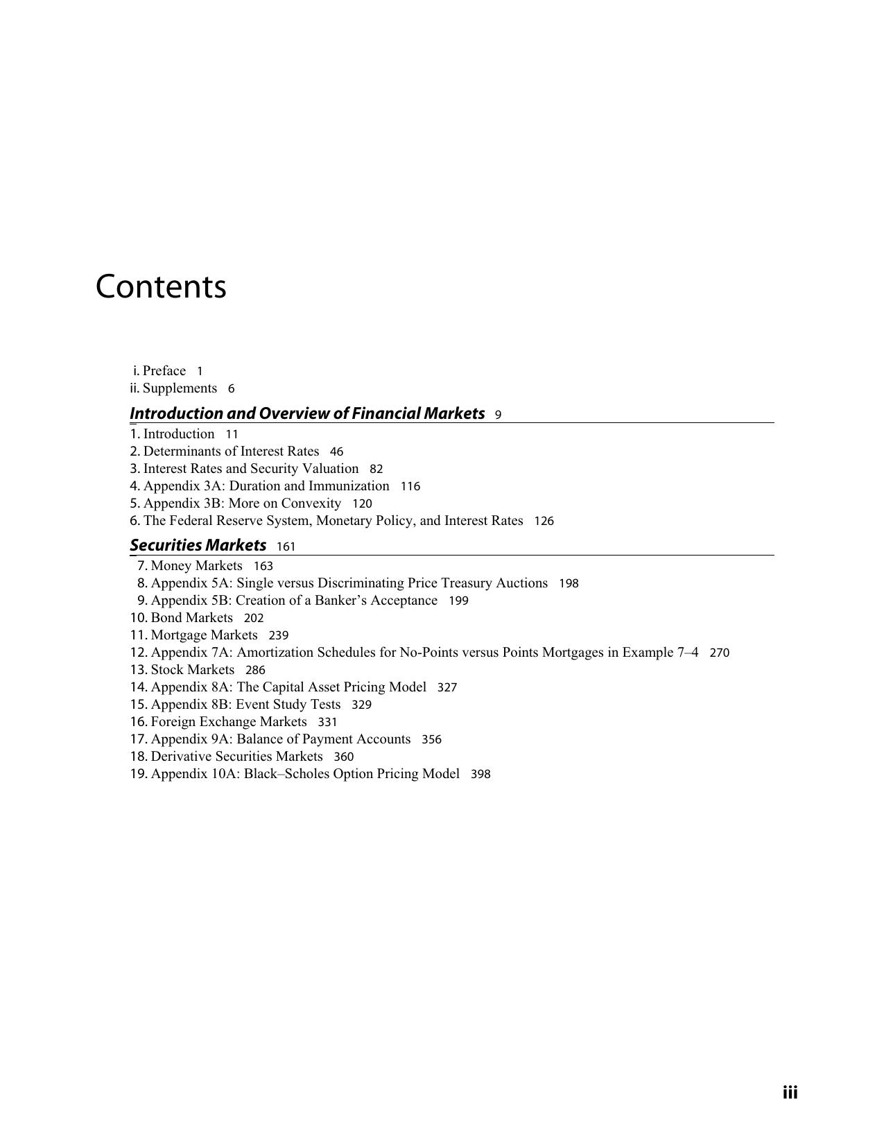 FINANCIAL MARKETS AND INST SAUNDERS CORNETT