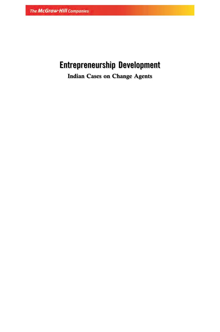 Entrepreneurship Development RAMACHANDRAN