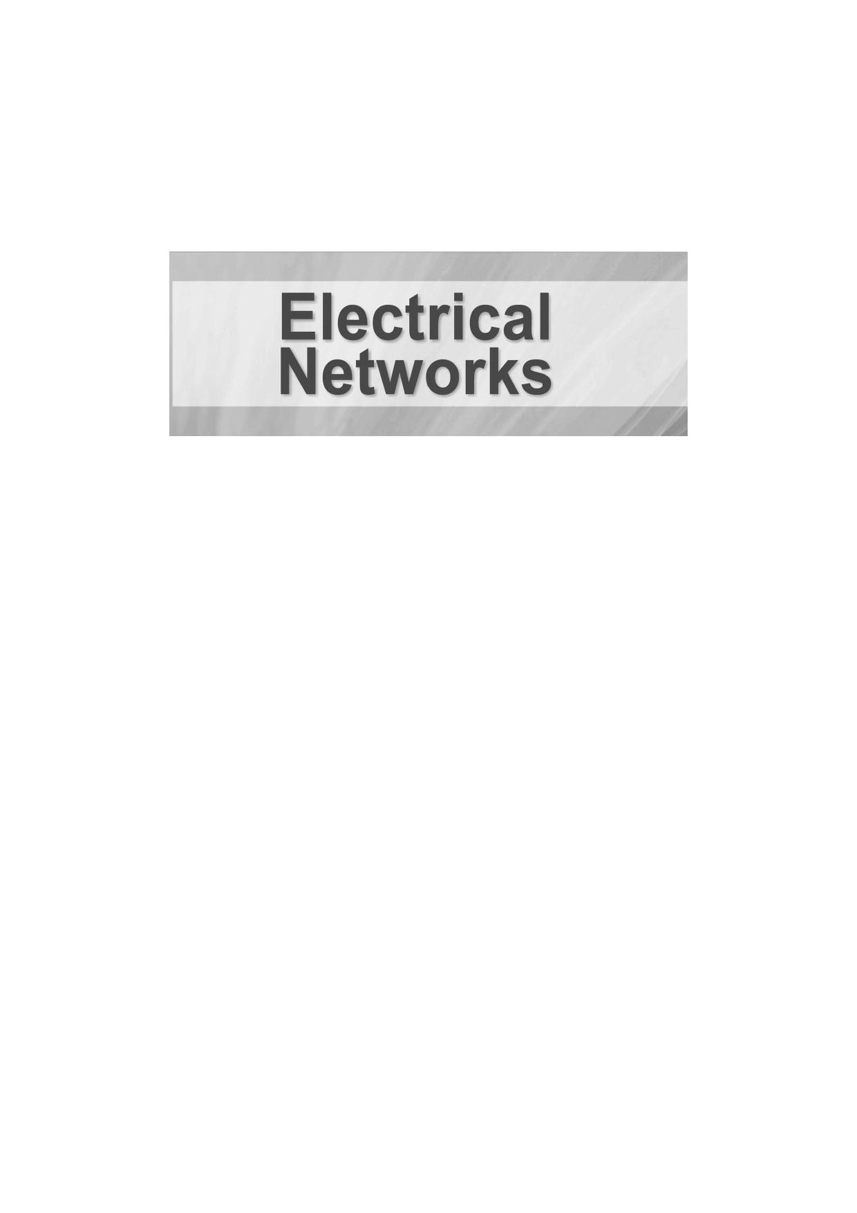 Electric Networks